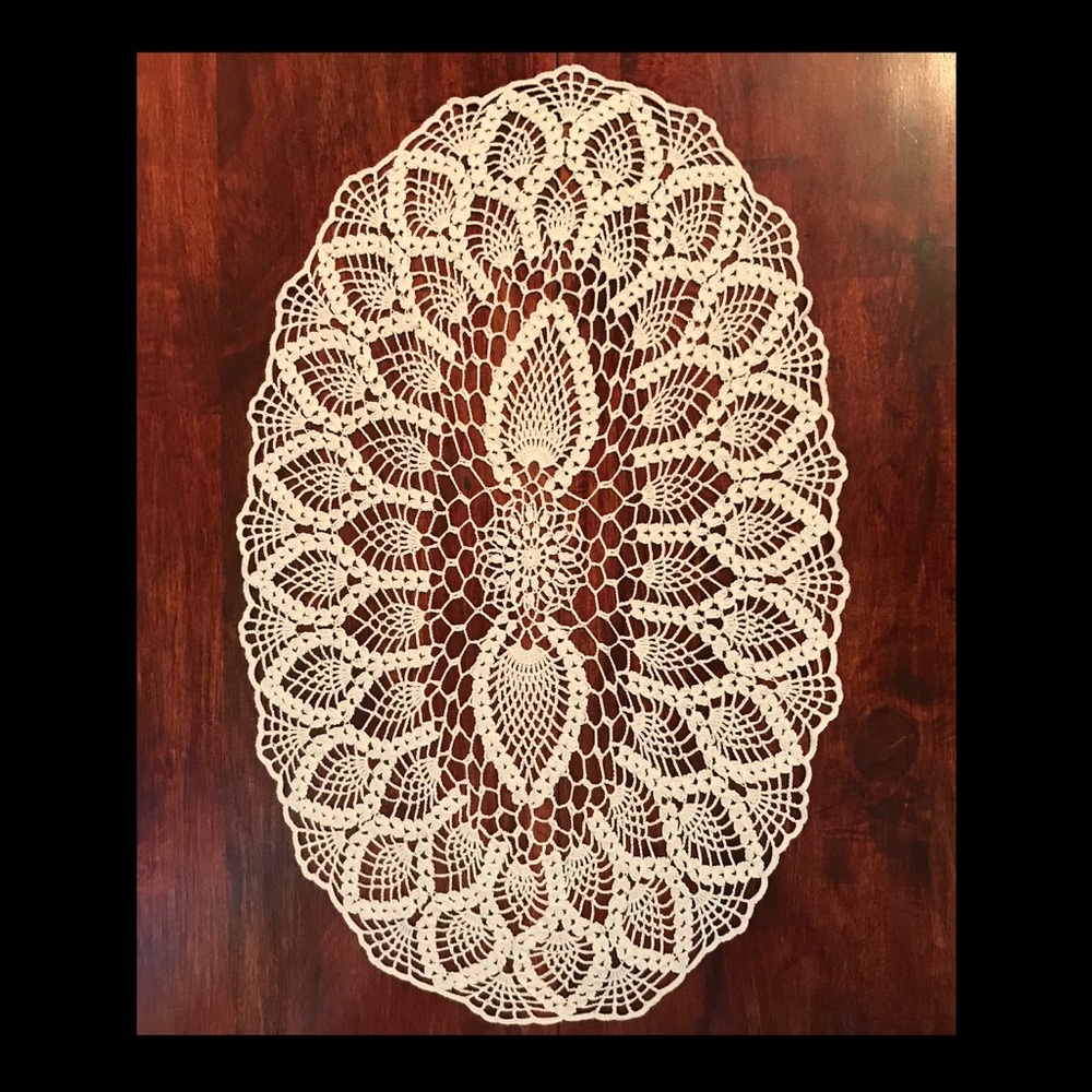 Handmade Crochet Table Center Piece